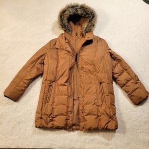 NwoT Puffer Coat with Removable Faux Fur Trim
